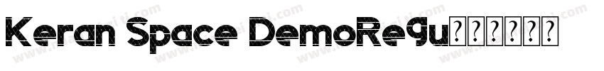 Keran Space DemoRegu字体转换